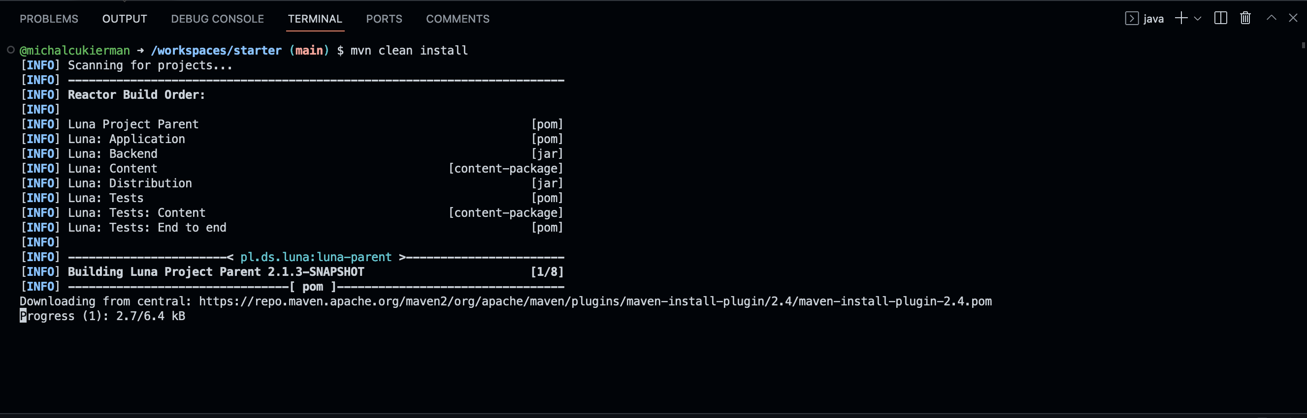 Build Codespace project